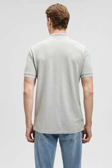 Mavi Polo Yaka Erkek Tişört Gri Melanj 064164-28387 - 4