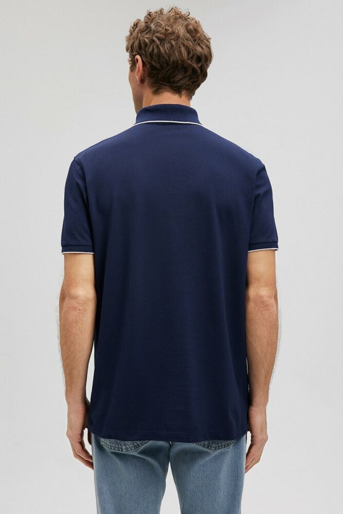 Mavi Polo Yaka Koyu Lacivert Erkek Tişört 0611902-84371 - 4