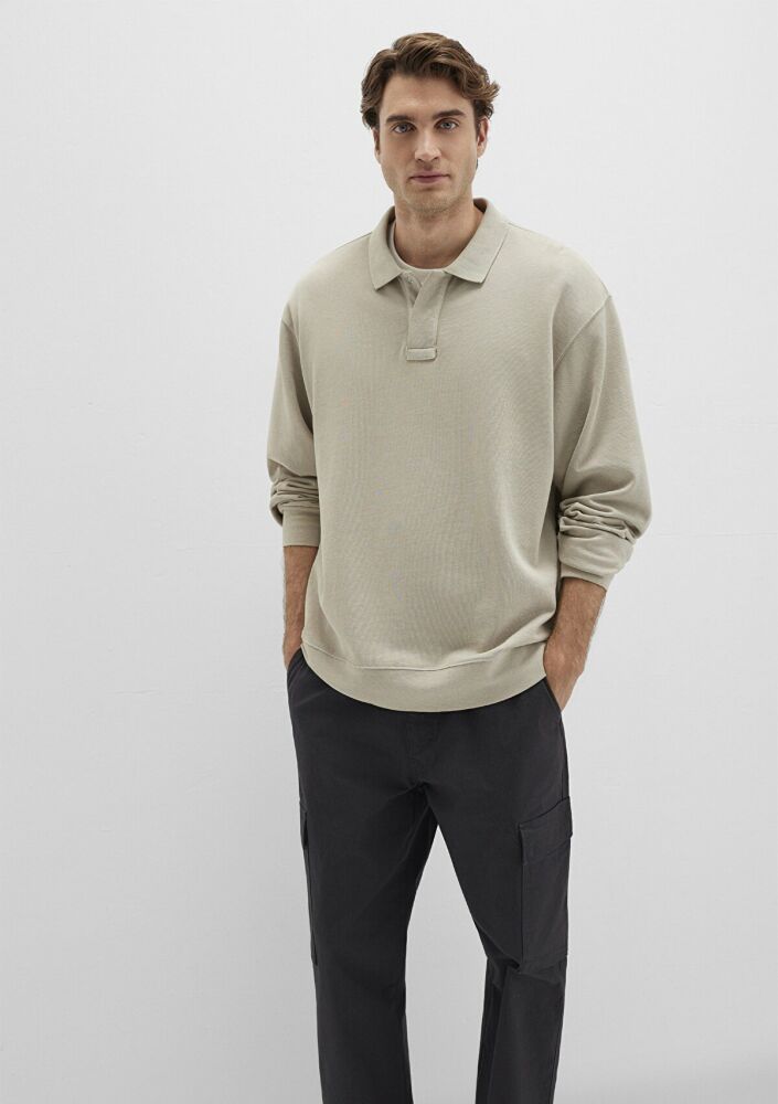 Mavi Polo Yaka Loose Fit Erkek Sweat 0S10323-70146 (1)