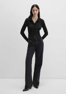 Mavi Polo Yaka Siyah Kadın Sweat 1613594-900 - 2