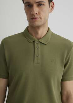 Mavi Polo Yaka Yeşil Erkek Tişört 064946-28524 - 5