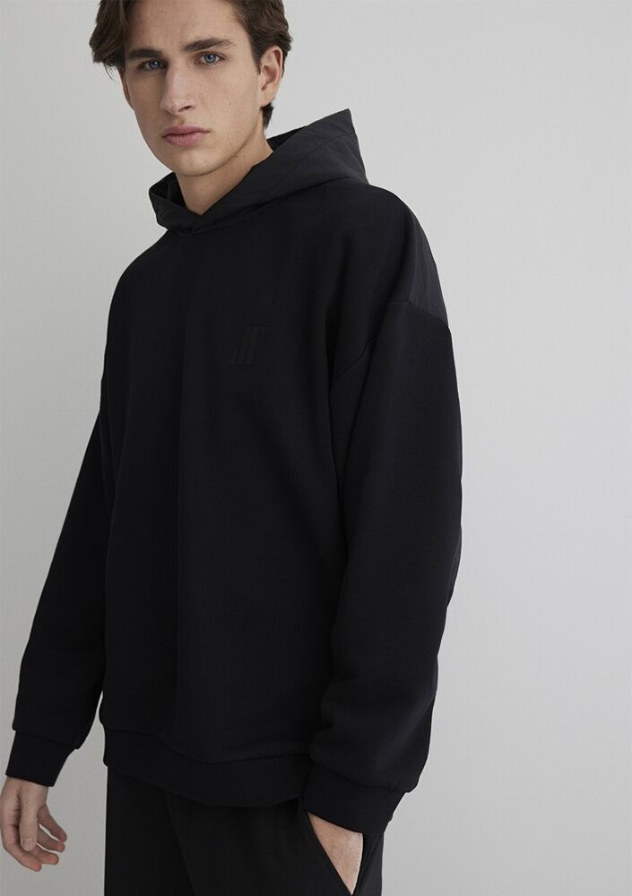 Mavi Pro Kapişonlu Siyah Erkek Sweat 0S10353-71379 - 2
