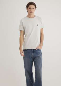 Mavi Pus Gri Erkek Tişört 0612755-70080 - Mavi (1)