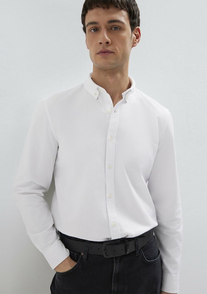 Mavi Regular Fit Beyaz Erkek Gömlek  0211199-620 - 2