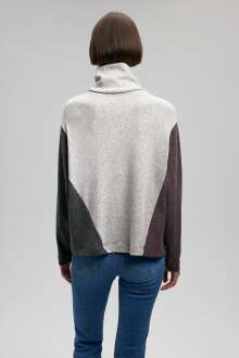Mavi Renkli Black Gri Melanj Kadın Sweat 1612012-83096 - 4