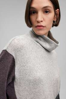 Mavi Renkli Black Gri Melanj Kadın Sweat 1612012-83096 - 5