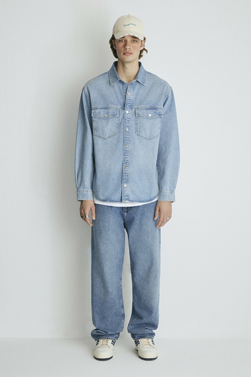 Mavi Ross Lt 90' Denim Erkek Jean Gömlek 0210031-82947 - 2