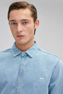 Mavi Roy Lt Blue Lux Black Nights Erkek Jean Gömlek 0210496-83856 - 5