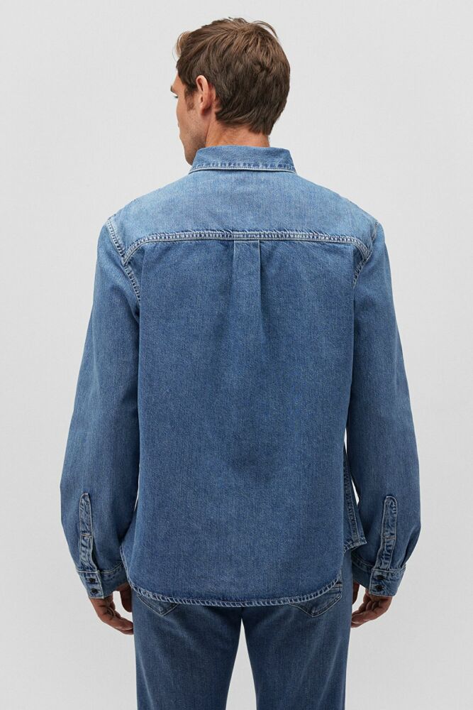 Mavi Roy Vintage Blue Lux Black Erkek Jean Gömlek 0210496-87937 - 4