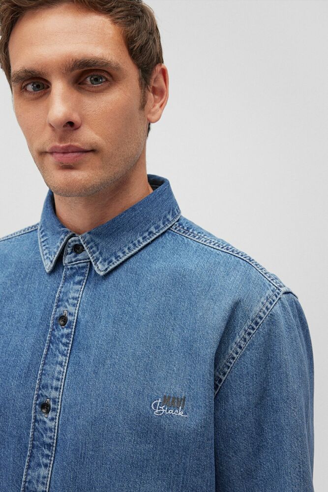 Mavi Roy Vintage Blue Lux Black Erkek Jean Gömlek 0210496-87937 - 5