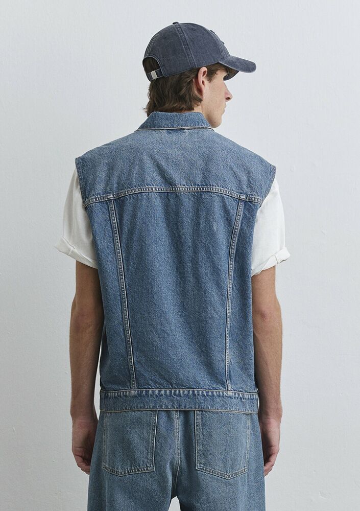 Mavi Russell Classic Denim Indigo Mavisi Jean Yelek 0111783-89135 - 4