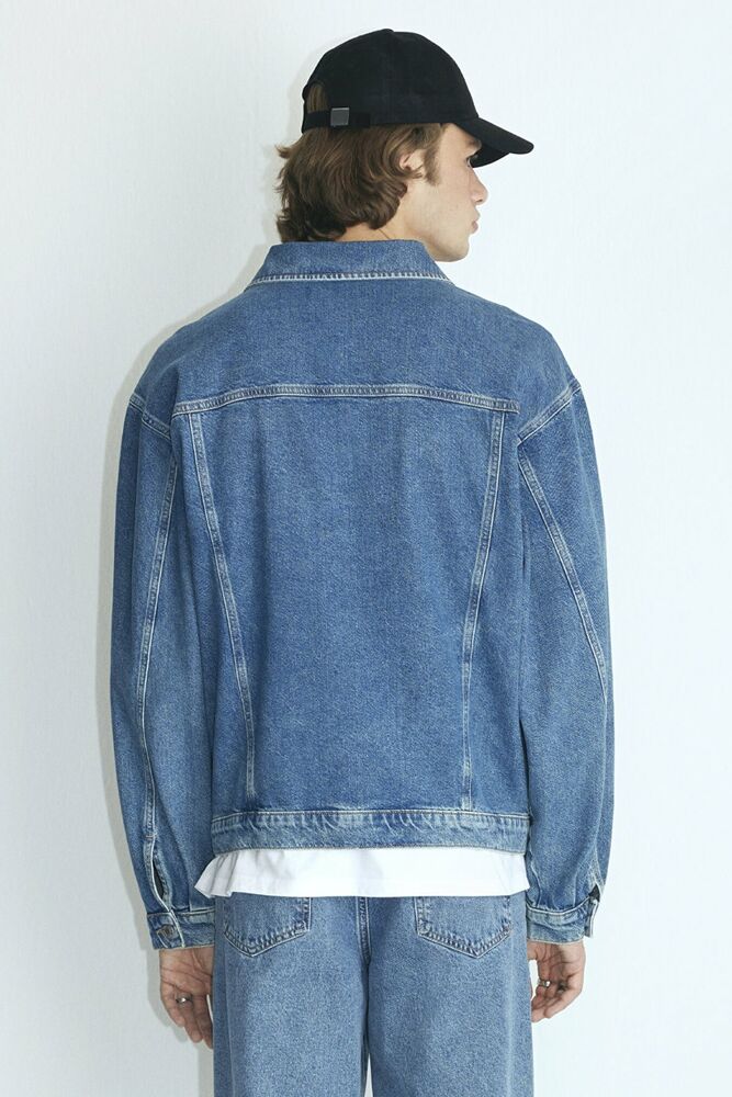 Mavi Ryan Dark Blue Denım Erkek Jean Ceket 0110001-80480 - 4