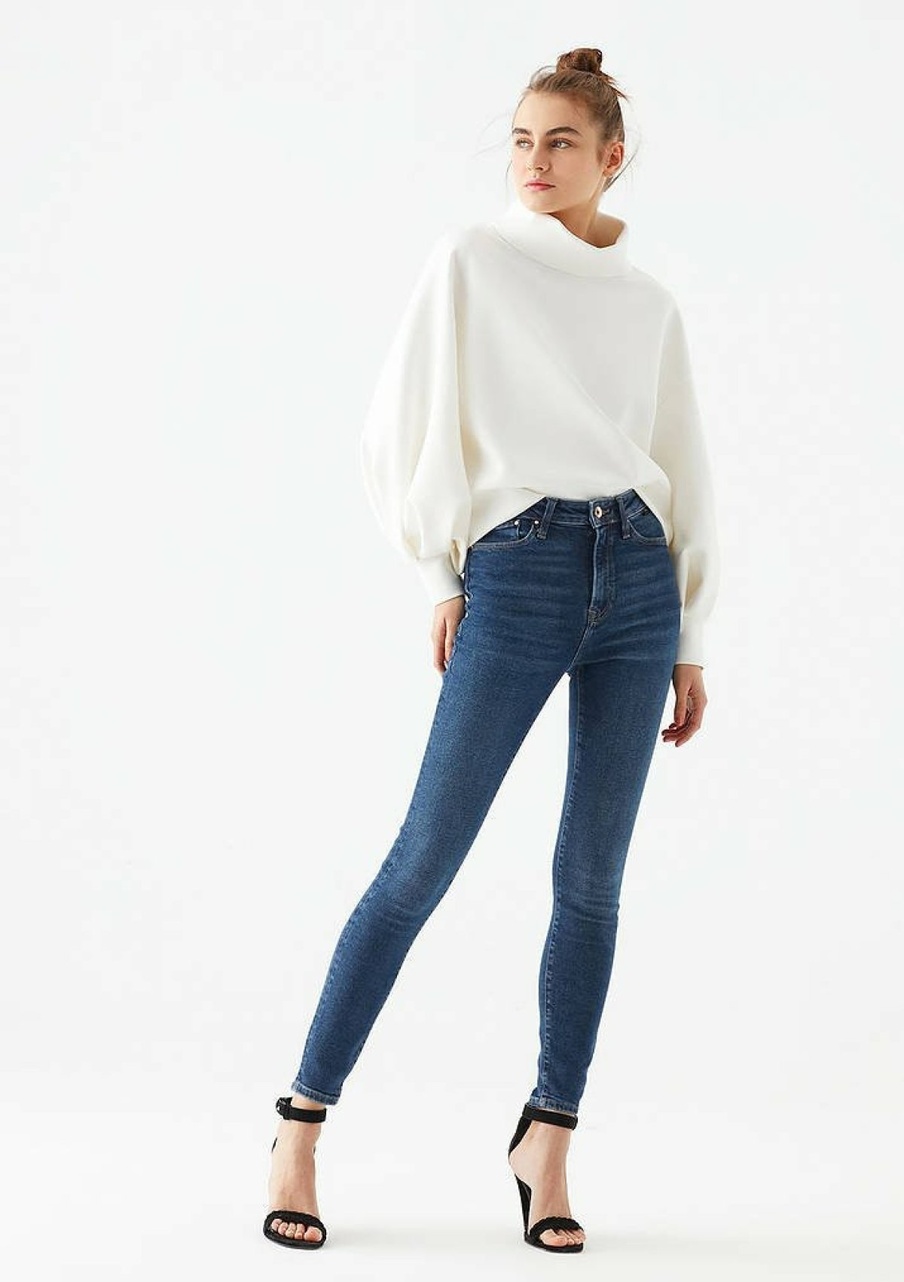 Mavi Serenay Dark Gold Shape Kadın Jean 100980-33687 - 4