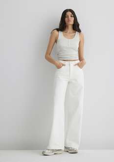 Mavi Siena Iconic Gölgeli Indigo Mavisi Wide Leg Yüksek Bel Geniş Paça Kadın Jean Pantolon 1010763-89723 - 2