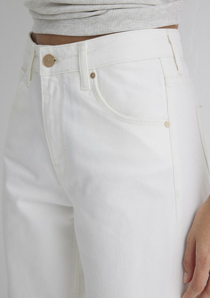 Mavi Siena Iconic Gölgeli Indigo Mavisi Wide Leg Yüksek Bel Geniş Paça Kadın Jean Pantolon 1010763-89723 - 5