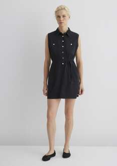 Mavi Simla Gold Klasik Puslu Siyah Kadın Jean Elbise 1310659-89758 - 4