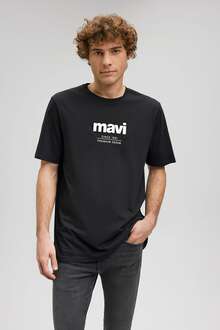 Mavi Since 1991 Baskılı Siyah Erkek Tişört 066849-900 - 1