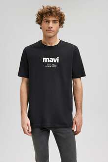 Mavi Since 1991 Baskılı Siyah Erkek Tişört 066849-900 - 3