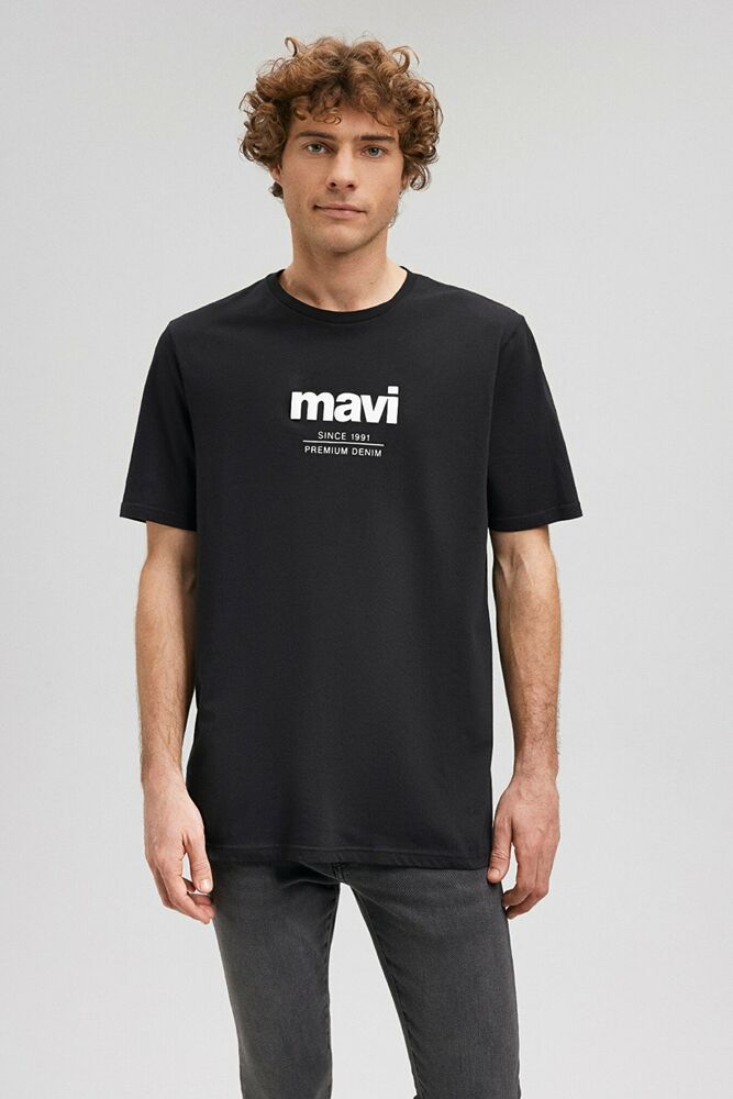 Mavi Since 1991 Baskılı Siyah Erkek Tişört 066849-900 - 3