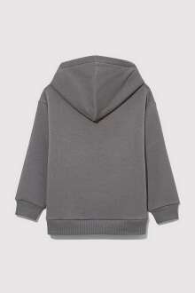 Mavi Şirinler Baskılı Kapişonlu Çocuk Sweat 6S10085-80017 - 3