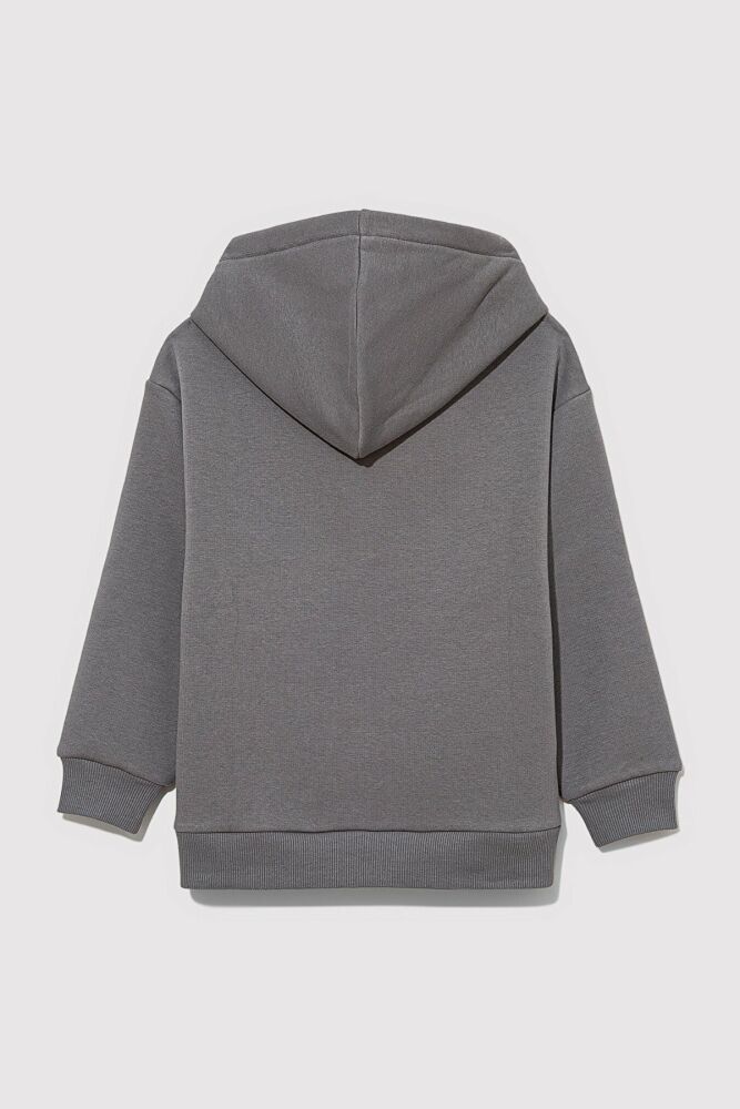 Mavi Şirinler Baskılı Kapişonlu Çocuk Sweat 6S10085-80017 - 3