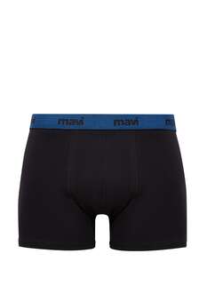 Mavi Siyah 3 Lü Paket Erkek Boxer 0911408-85585 - 2
