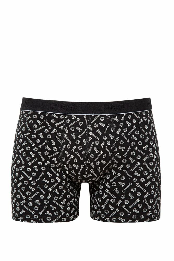 Mavi Siyah Erkek Boxer 0910444-85857