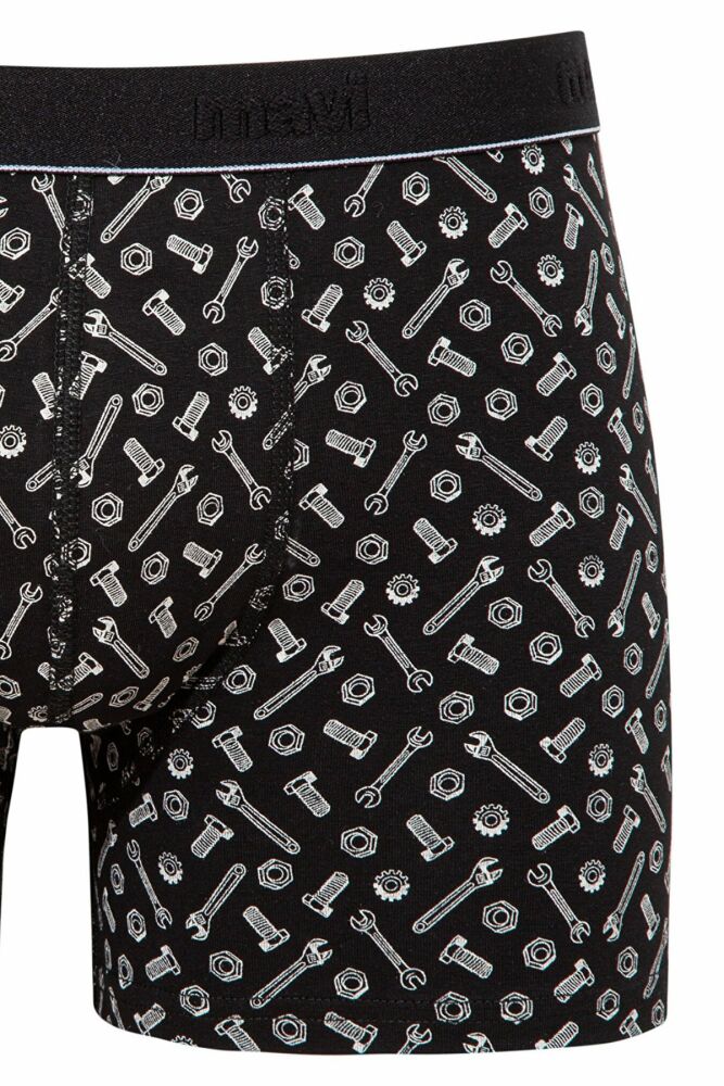 Mavi Siyah Erkek Boxer 0910444-85857 (1)