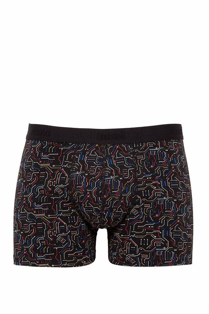 Mavi Siyah Erkek Boxer 0910451-900 - 1