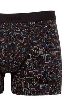 Mavi Siyah Erkek Boxer 0910451-900 - 2