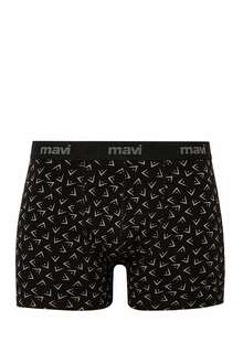 Mavi Siyah Erkek Boxer 0911049-900 - 1