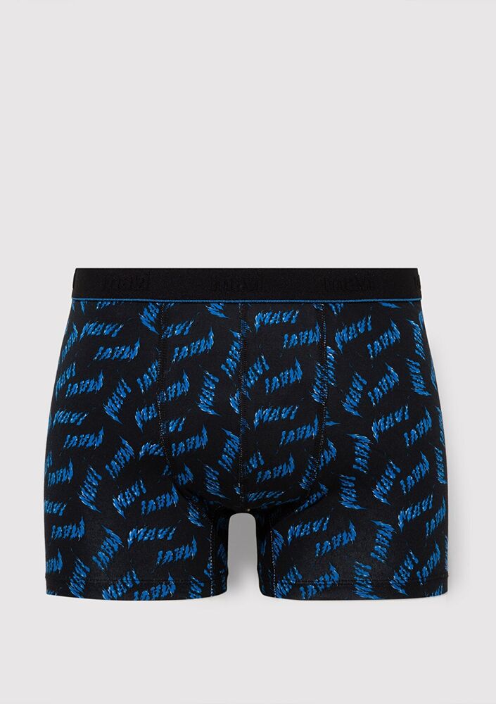 Mavi Siyah Erkek Boxer 0911306-85857 - 1