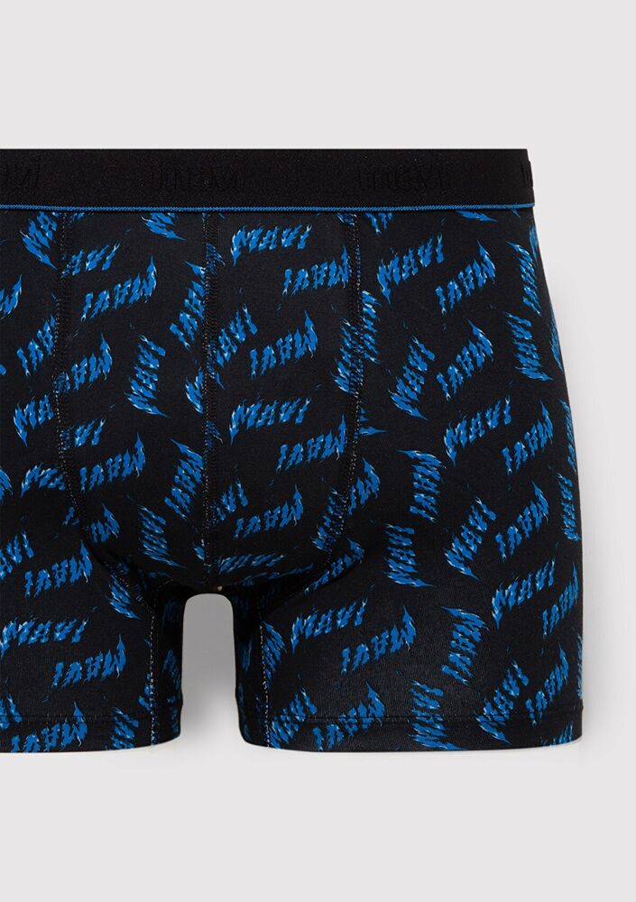 Mavi Siyah Erkek Boxer 0911306-85857 - 2