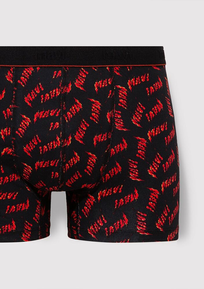 Mavi Siyah Erkek Boxer 0911306-900 - 2
