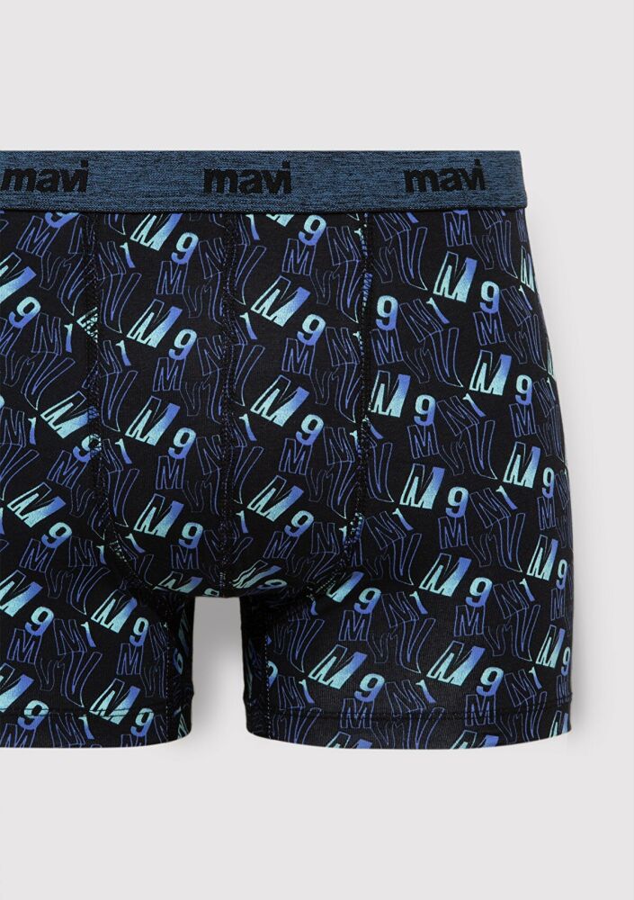 Mavi Siyah Erkek Boxer 0911632-900 (1)