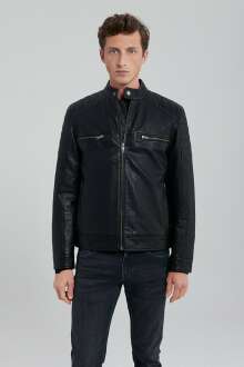 Mavi Siyah Erkek Ceket 0110345-900 - 3