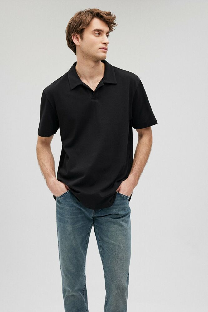 Mavi Siyah Erkek Polo Tişört 0611904-900