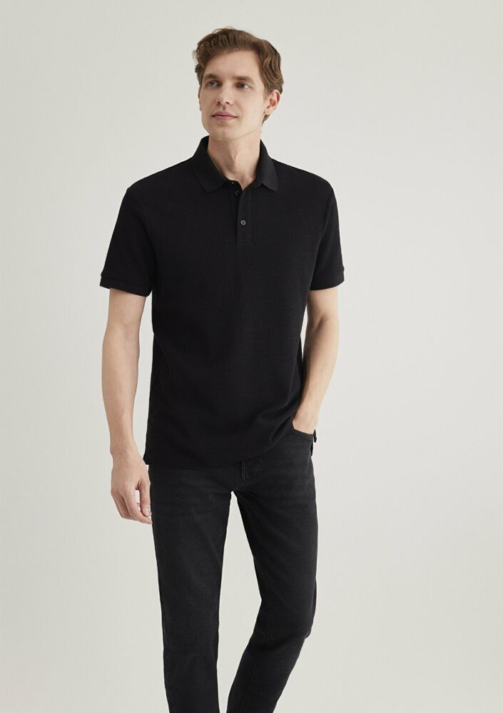 Mavi Siyah Erkek Polo Tişört 0612521-900 (1)