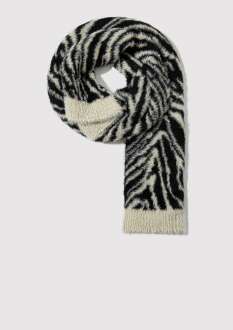 Mavi Siyah Kadın Atkı 1913600-900 - Mavi (1)