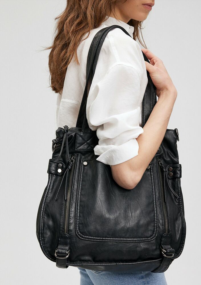 Mavi Siyah Kadın Kol Çantası 1911663-900