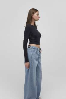 Mavi Siyah Kadın Sweat 1612822-900 - Mavi (1)