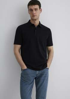 Mavi Siyah Polo Erkek Tişört 0612633-900 - 1