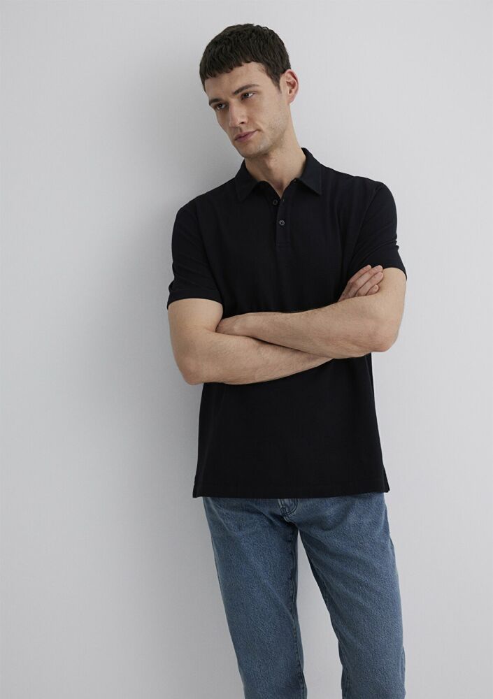 Mavi Siyah Polo Erkek Tişört 0612633-900 - 2