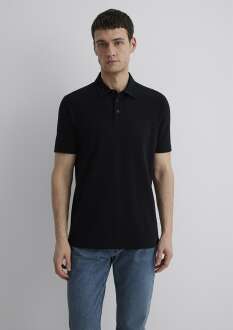 Mavi Siyah Polo Erkek Tişört 0612633-900 - 3
