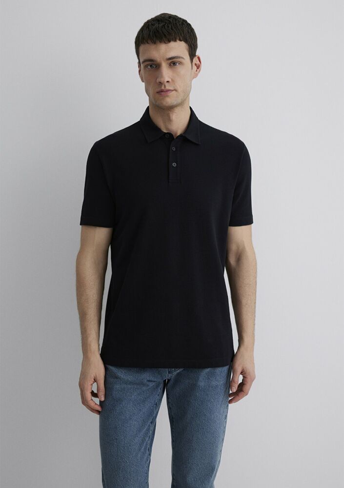 Mavi Siyah Polo Erkek Tişört 0612633-900 - 3