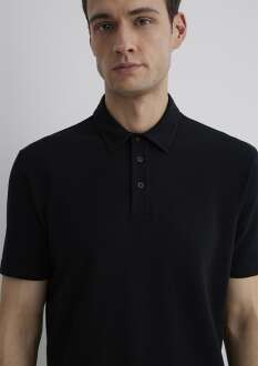 Mavi Siyah Polo Erkek Tişört 0612633-900 - 5