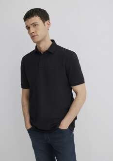 Mavi Siyah Polo Erkek Tişört 0612636-900 - 1