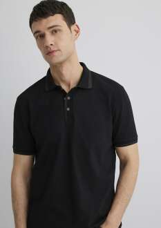 Mavi Siyah Polo Erkek Tişört 0612650-900 - 2