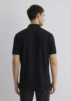 Mavi Siyah Polo Erkek Tişört 0612650-900 - 5