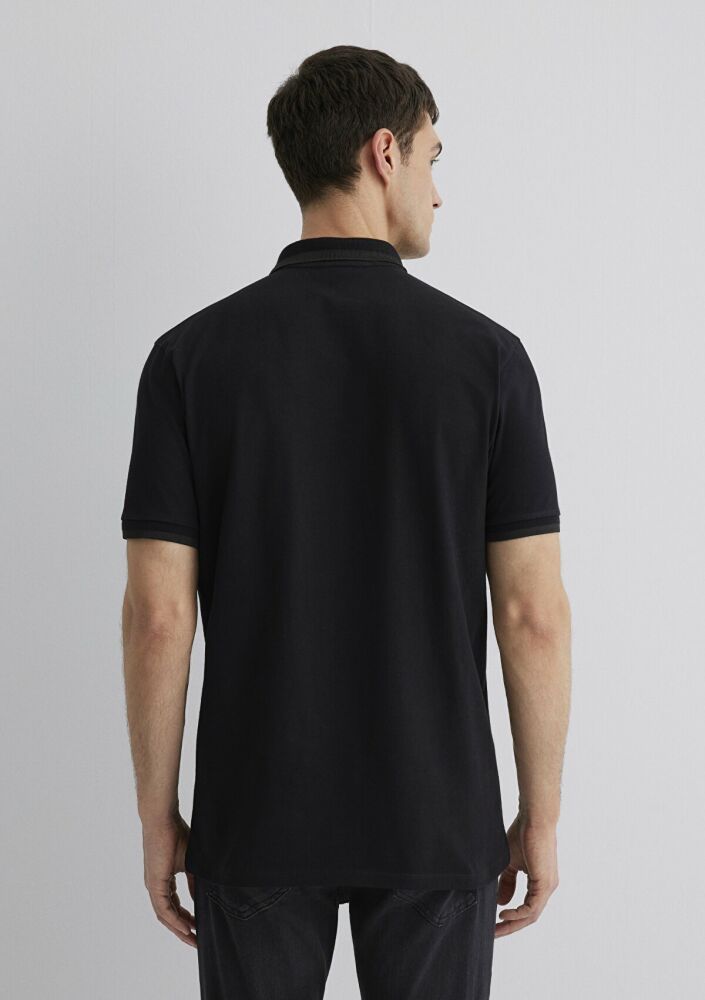 Mavi Siyah Polo Erkek Tişört 0612650-900 - 5
